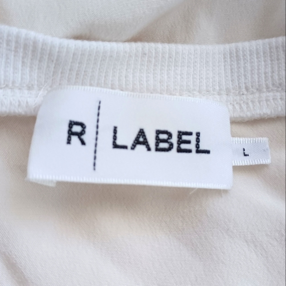 R | Label Silk Ribbed Blouse - Picture 7 of 11